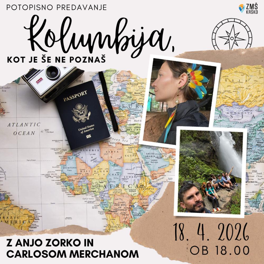 KOLUMBIJA, KOT JE ŠE NE POZNAŠ - POTOPISNO PREDAVANJE