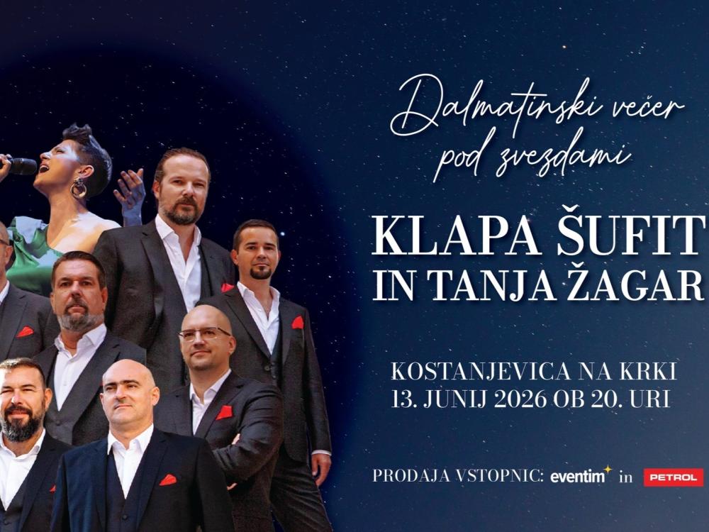 KONCERT: KLAPA ŠUFIT IN TANJA ŽAGAR
