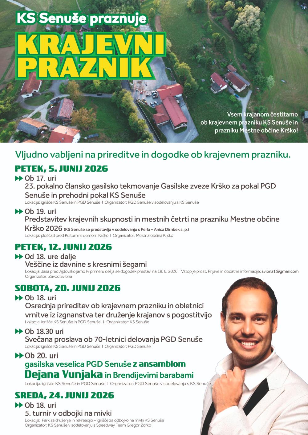 KRAJEVNI PRAZNIK SENUŠE - KS SENUŠE PRAZNUJE